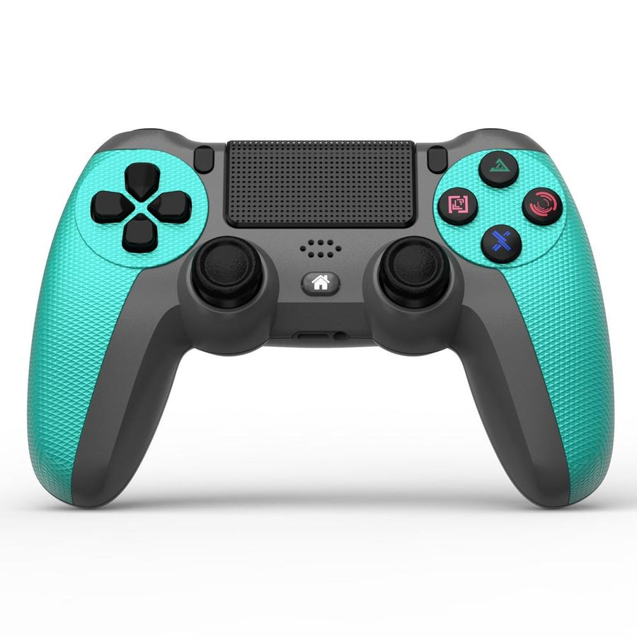 Wireless Bluetooth Gamepad Controller for Ps4 - Battle Gray with Light Bar - Mint Green