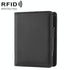 Rfid Blocking Short Wallet with Automatic Pop Up - Black
