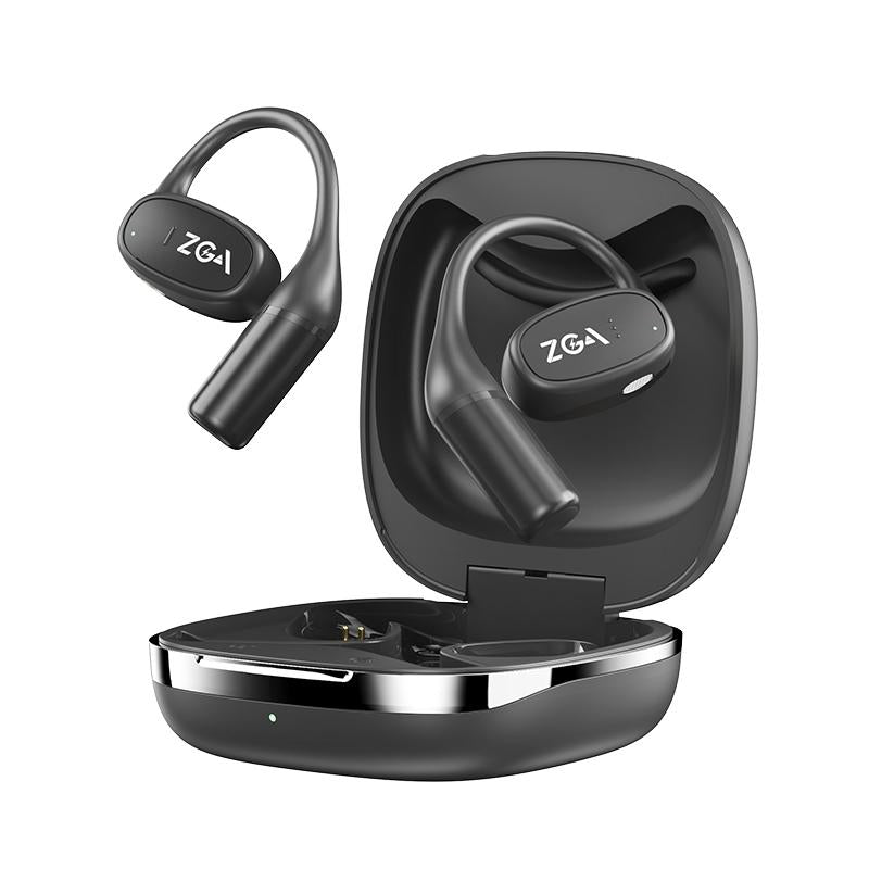 Wireless Bluetooth Earphone - Ear-mounted - Black