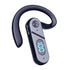 V28 Bluetooth Voice Control Earphone - Black Digital Display Single Ear