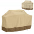 Waterproof Bbq Cover with Sundry Bag - Oxford Cloth 145x61x117cm Beige