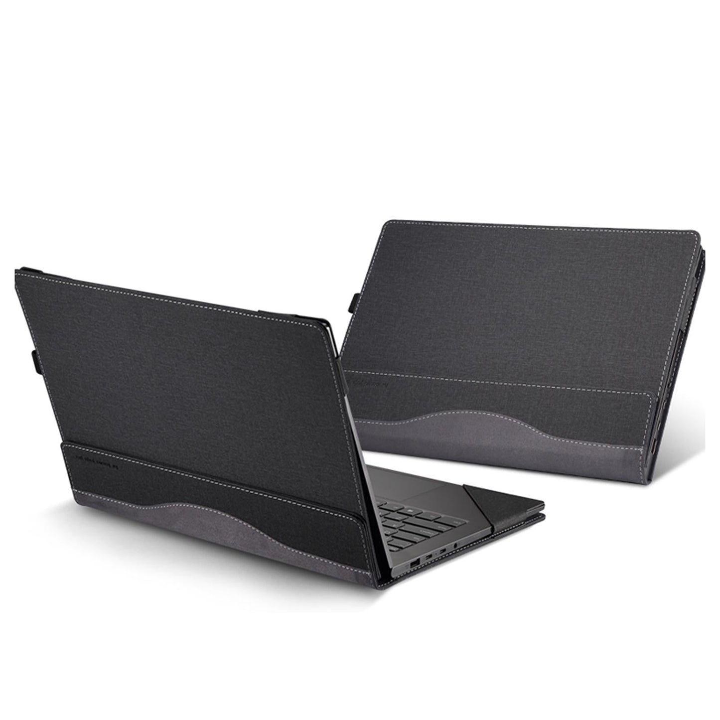 Shockproof Leather Laptop Case - Protective - Black - For Hp Envy X360 14 Inch 14-Fa 2024