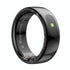 Smart Ring Heart Rate Blood Oxygen Sleep Sports Size 10 - Black