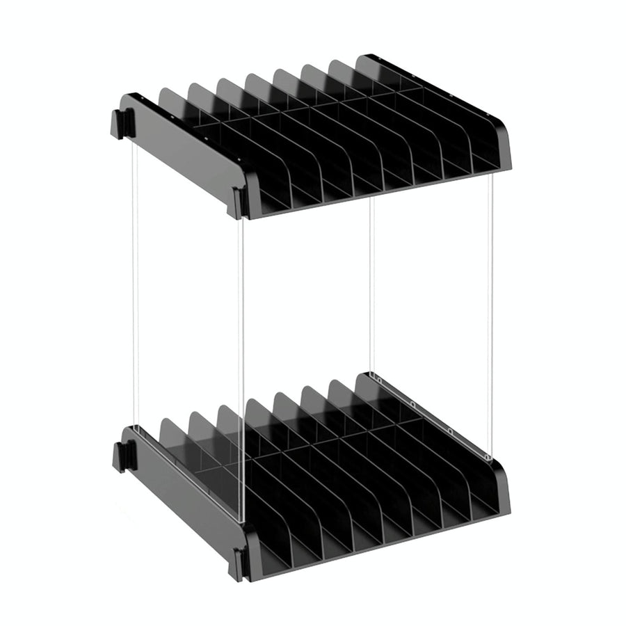 Wall-mounted Game Card Cd Storage Bracket - Black