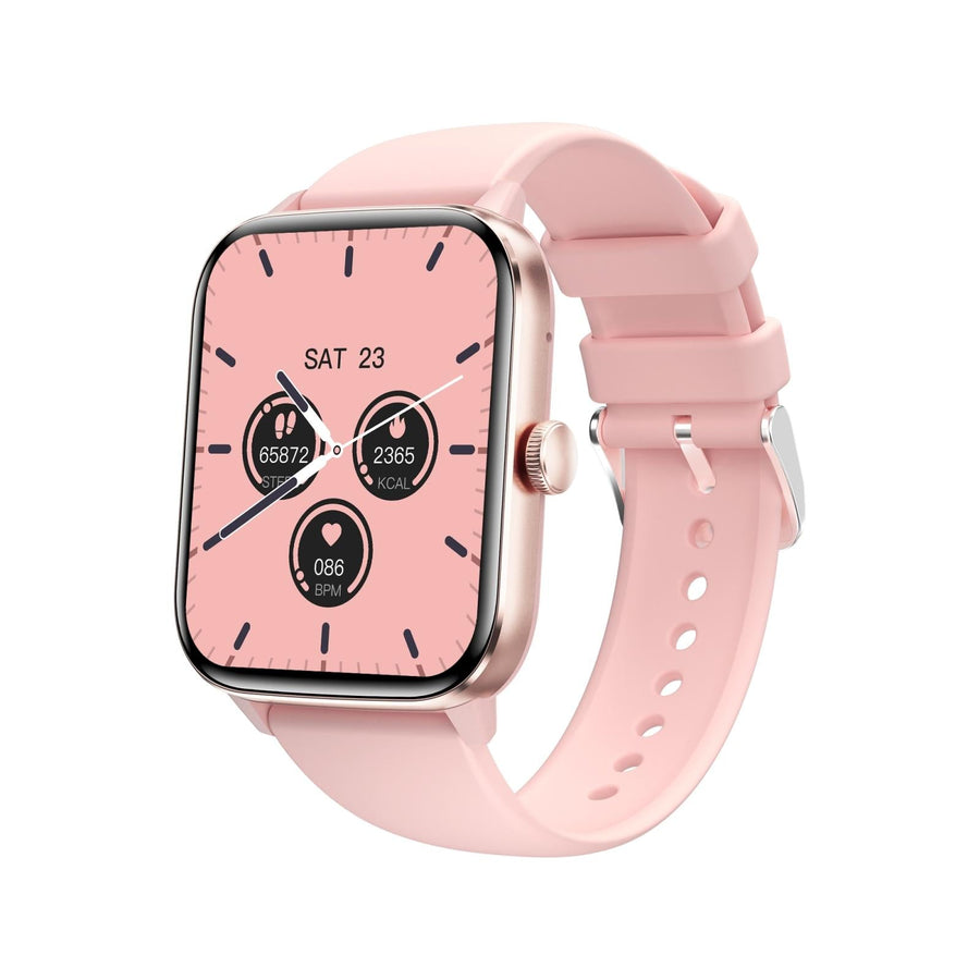 1.91 Inch Bt5.2 Smart Sport Watch Support Sleep / Heart Rate / Blood Oxygen / Temperature / Blood Pressure Health Monitor - Pink