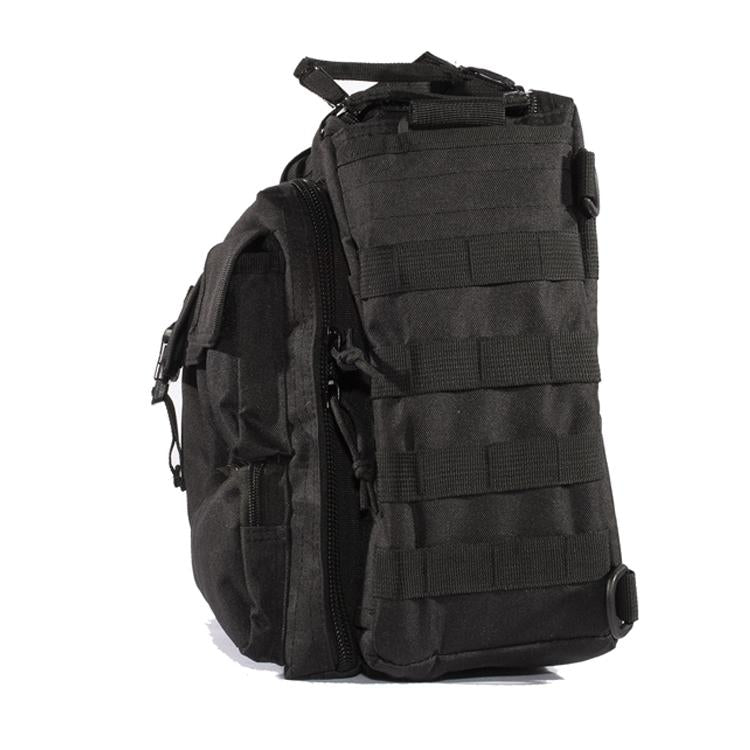 Waterproof Outdoor Messenger Bag For Sports & Cycling - Black