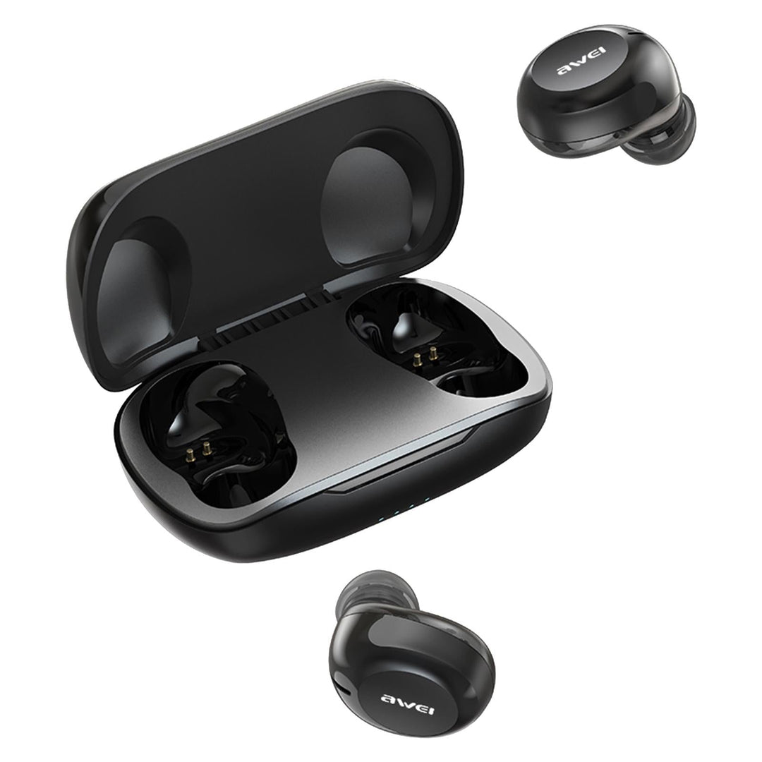 Wireless Bluetooth 5.1 Headset - True Compact and Colourful - Black