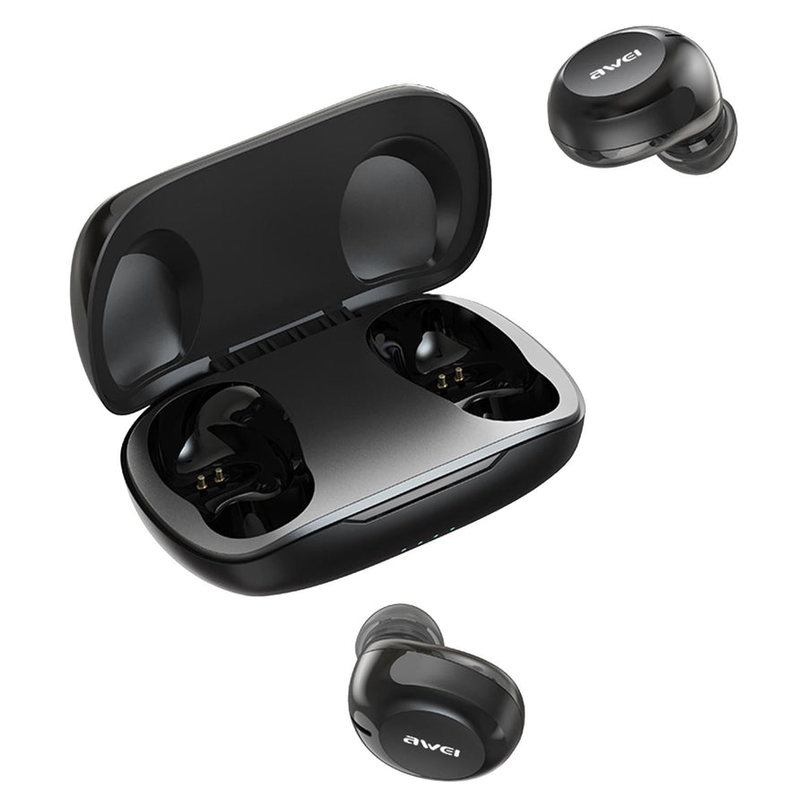 Wireless Bluetooth 5.1 Headset - True Compact and Colourful - Black