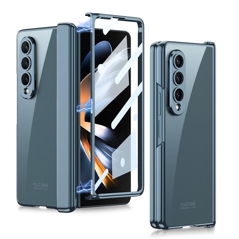 Samsung Galaxy z Fold 4 Magnetic Hinged Folding Case - Green