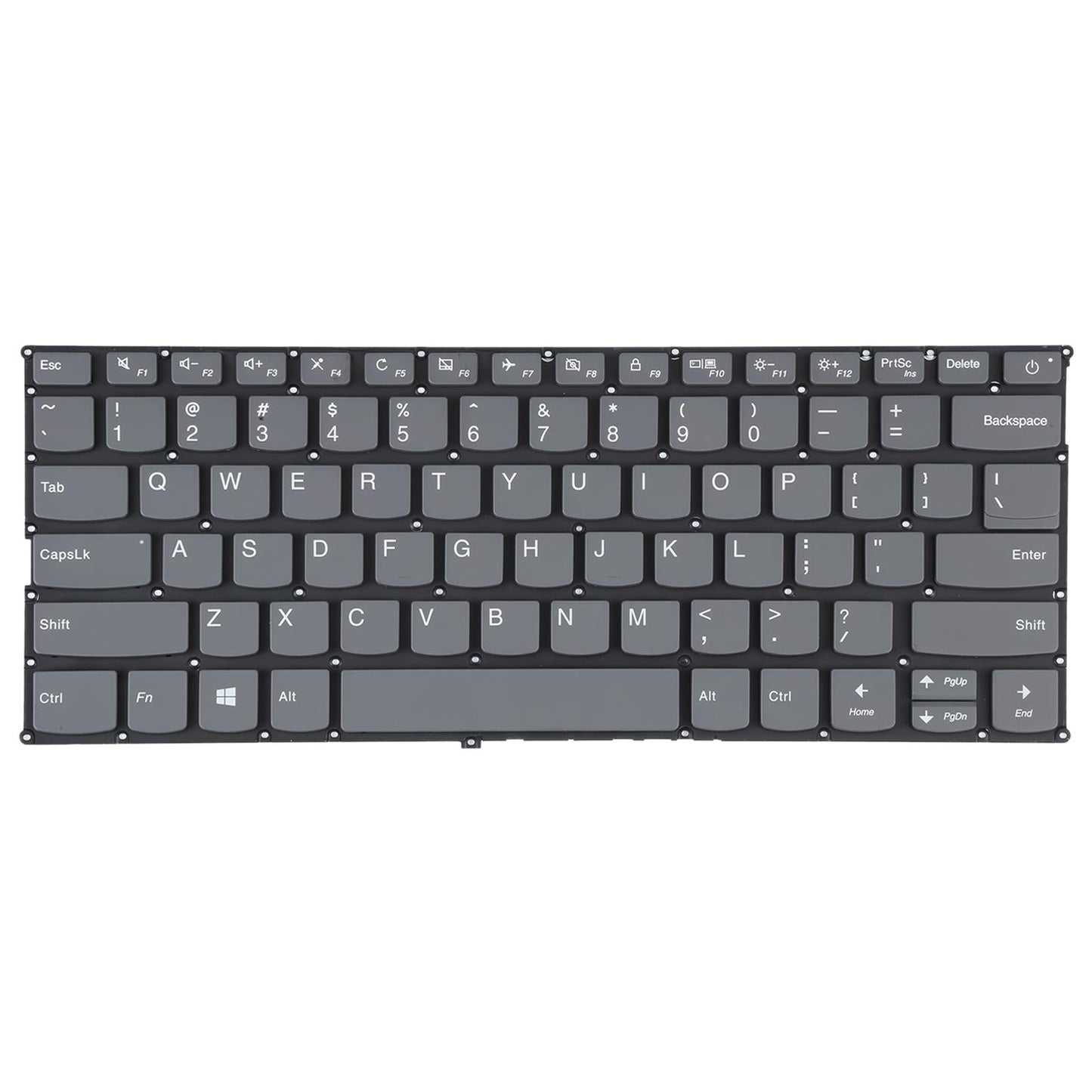 Us Keyboard with Power Button for Lenovo Ideapad 320s-13 Grey