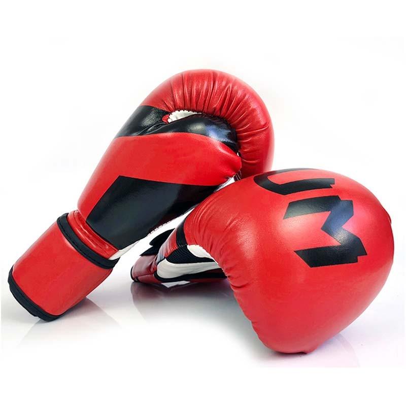 Professional Adult Boxing Training Gloves - 6Oz For Muay Thai Fighting - Red