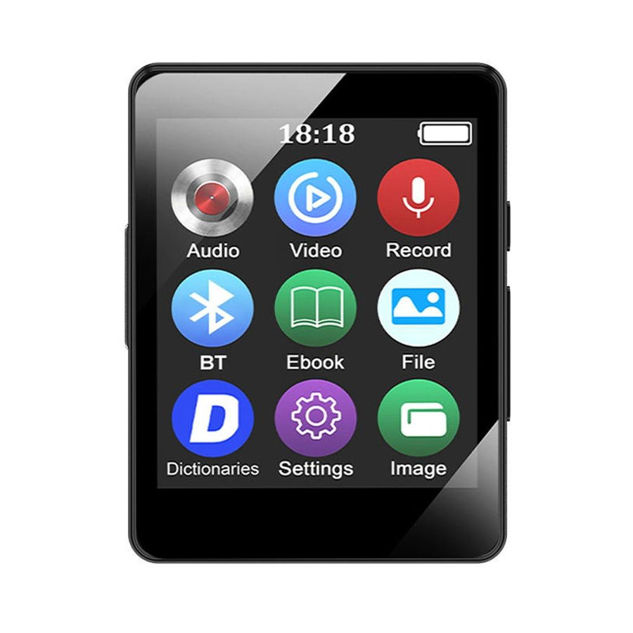 Bluetooth 5.0 Mp3 Player With Ebook Recorder 128Gb - Without Memory Card