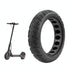 8.5 x 2.0 Inch Honeycomb Solid Tire for Xiaomi M365 Scooter - Inflatable Rubber Explosion-proof Black
