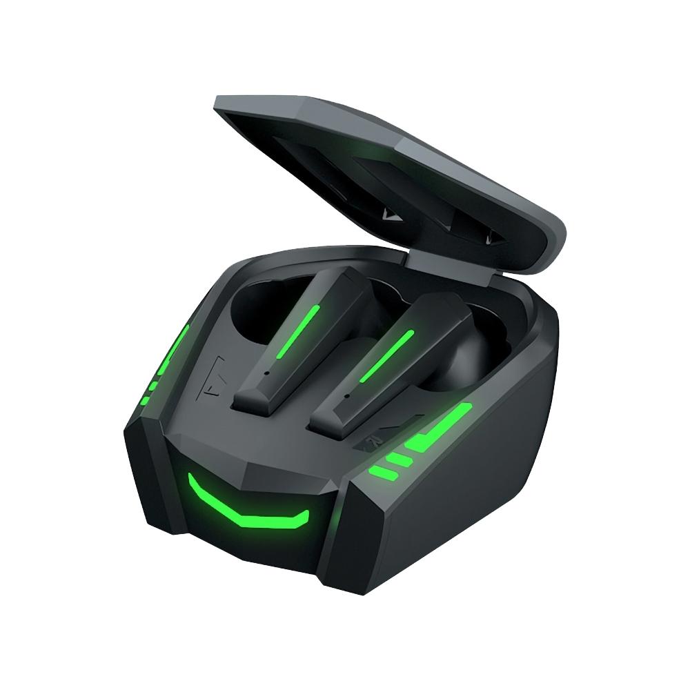 Xt80 Tws Dual Mode Bluetooth Earphones with Breathing Light and Charging Box - Black