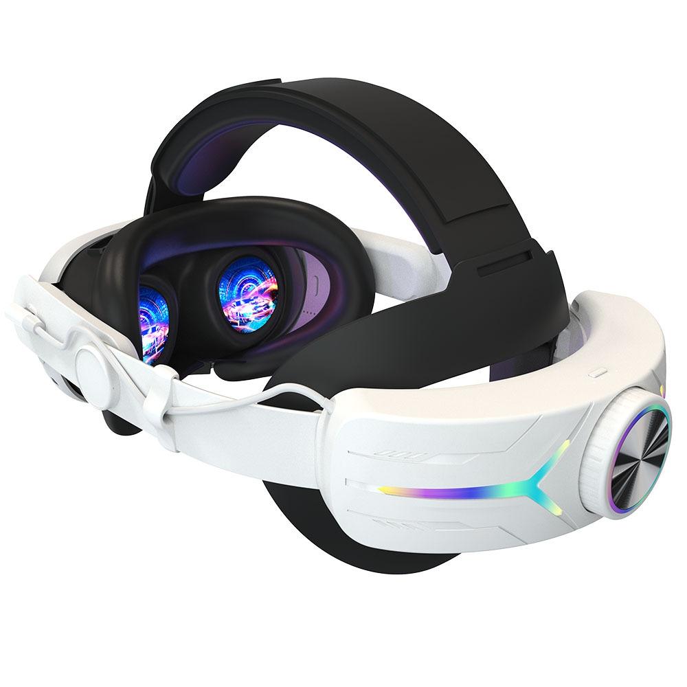 Foldable Rgb Headset for Meta Quest 3 - Usb Rechargeable - Elite