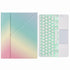 Bluetooth Keyboard Leather Case For Ipad 10.2 / Pro 10.5 - Touch Backlight Three-Fold Holder - Rainbow