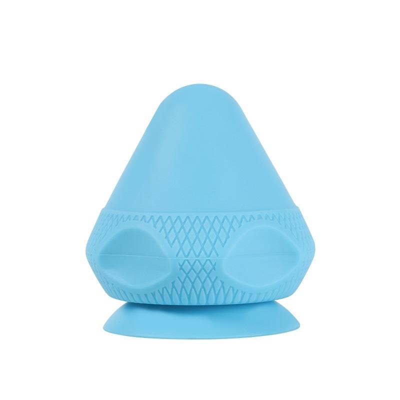 Silicone Suction Cup Muscle Massage Ball - Blue