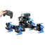 Remote Control Water Bomb Car - Four-wheel Battle Blooming Tire Spray - Blue
