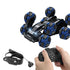 Stunt Drift Remote Control Car - Dual Control Eight Wheels - Blue