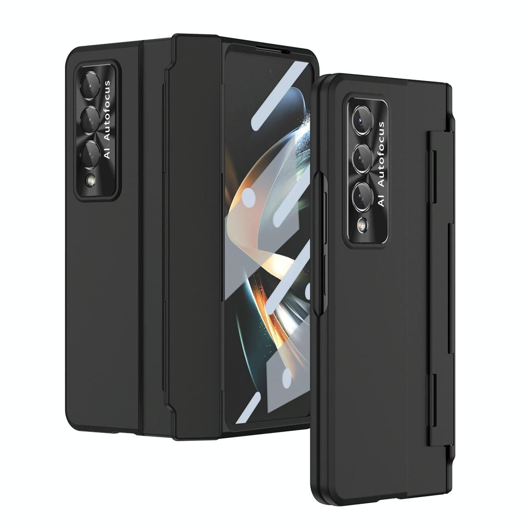 For Samsung Galaxy Z Fold4 5G Full Coverage Hinge Phone Case - Black