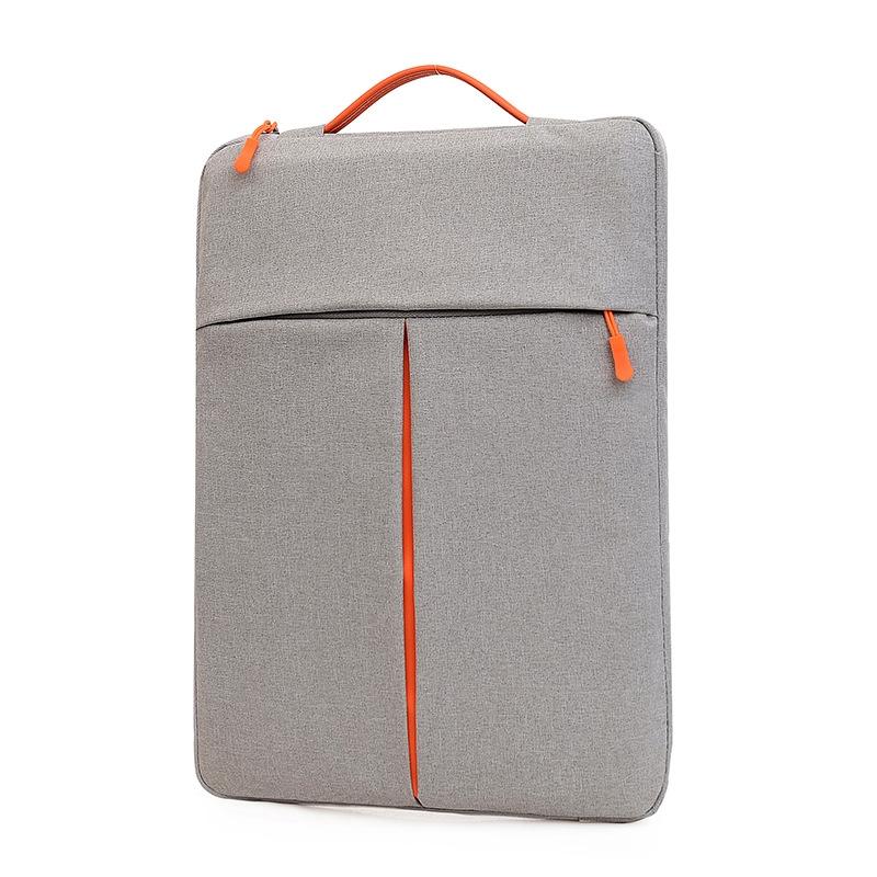 Travel Laptop Sleeve Bag - Portable Carry Case - Grey - 13-14 Inch