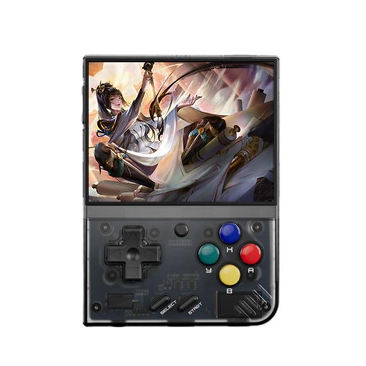 Retro Handheld Game Console With 25K Games - 3.5 Ips Screen - 128G Storage - Transparent Black - 32Gb 9K Games