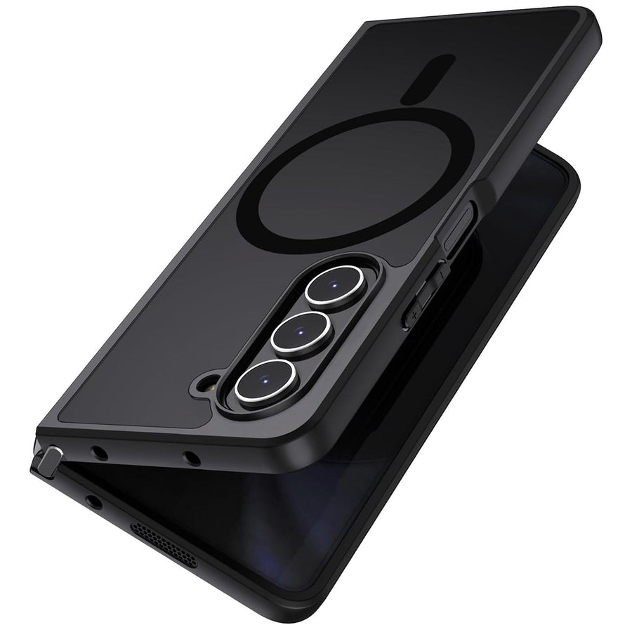 Ultra-thin Translucent Magsafe Case for Samsung Galaxy z Fold4 - Black