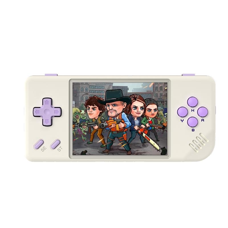 Retro Handheld Game Console With 2.83 Ips Screen - Linux Os - 64Gb / 128Gb - Beige - 64Gb+128Gb