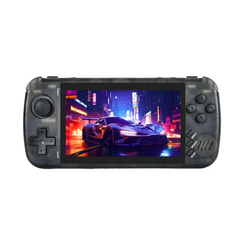 Retro Handheld Game Console - 4.5 Inch Screen - Quad-Core - 32G - Hd Tv Out - Black Transparent - 64G