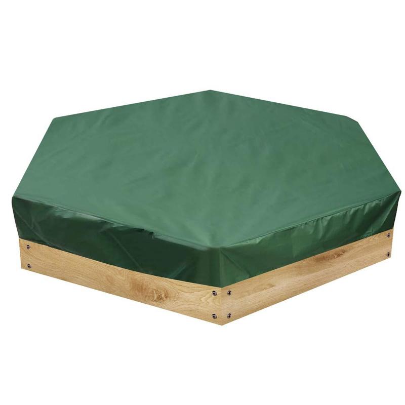 Hexagonal Bunker Toy Cover - 180x150cm - Uv Dust and Waterproof - Green
