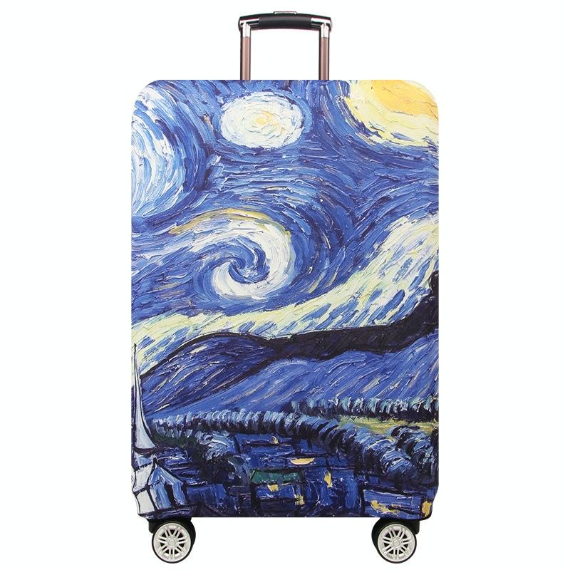 Wear-resistant Dust-proof Luggage Compartment Protective Cover - Size m - Starry Sky