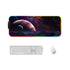 Rgb Non Slip Mouse Pad With Thermal Transfer - Vast Starry Sky