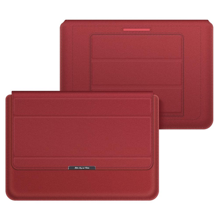 Waterproof 4-In-1 Laptop Holder With Wrist Protection - Fits 15 / 16 Inch - Red
