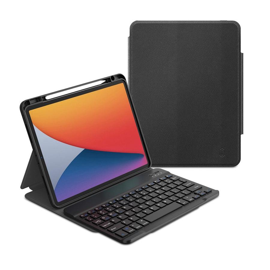 Detachable Keyboard Tablet Case With Magnetic Skin Feel - Black