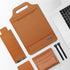 Versatile Laptop Bag with Mouse Pad Stand - Brown