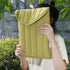 Lightweight Cotton Embroidery Inner Bag for Protection - Yellow Green - 15.6-16 Inch