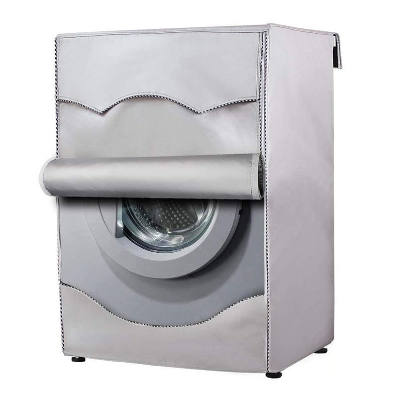 Waterproof Dustproof Cover for 420d Roller Boiler Washing Machine - 60x53x85cm Size - Silver - 69X84X100Cm