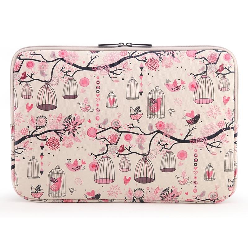 Universal Cartoon Tablet Sleeve Bag - Business Edition - Pink - 9.8 Inch