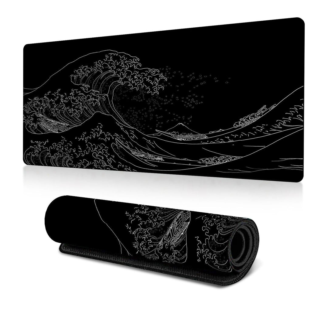 Non Slip Gaming Mouse Pad Big Wave Design - No.1 - 400X900X2Mm