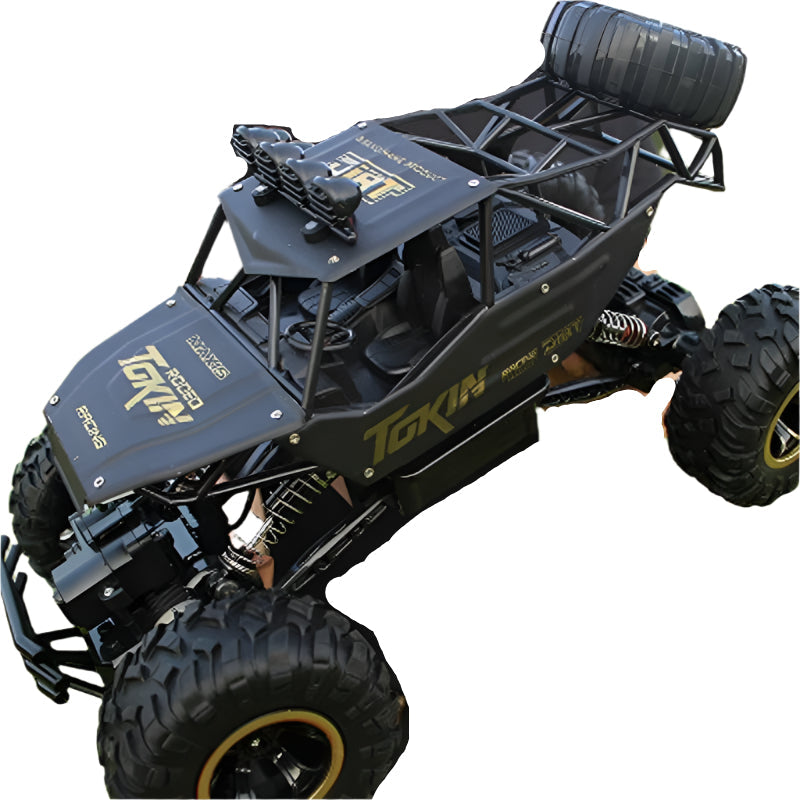 Off-road Climbing Car with 2.4ghz Remote Control and Double Motors - Black