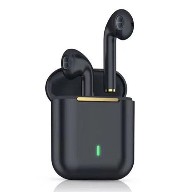 Wireless t & g J18 Bluetooth Earphones with Charging Box - Black