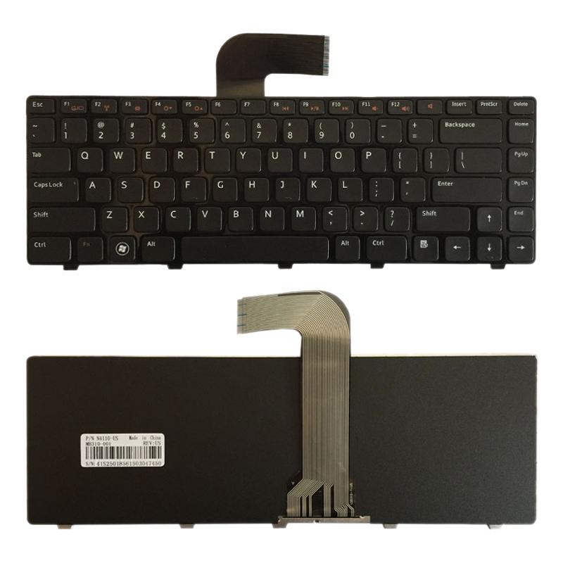 Dell Inspiron 14r N4110 N4050 N5050 M5050 M5040 3330 X501lx502l P17s P18 N4120 M4120 L502x us Keyboard - Black