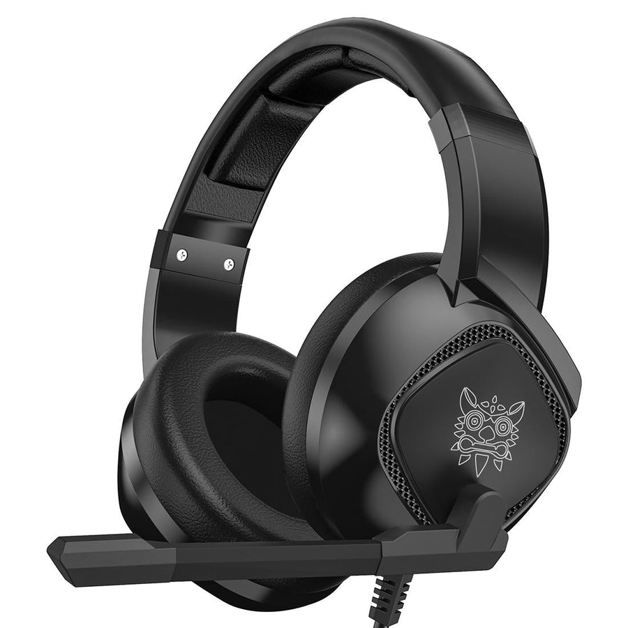 Adjustable Gaming Headset With Mic Black