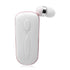 Wireless Bluetooth Earphone with Vibration Reminder and Clip - Pink