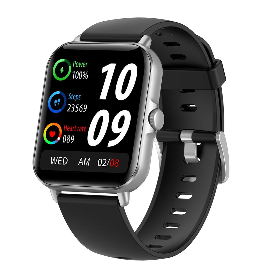 1.69 Inch Tft Screen Smart Watch Support Blood Pressure Monitoring / Sleep Monitoring - Silver