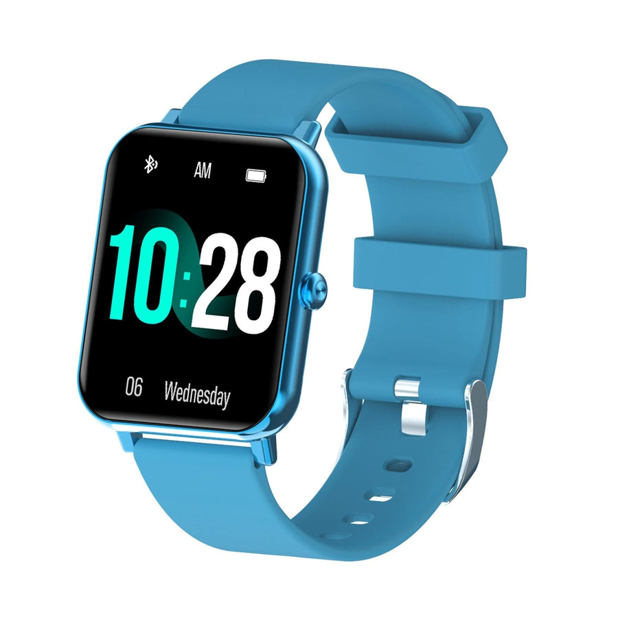 1.69 Inch Tft Screen Ip67 Waterproof Smart Watch Support Body Temperature Monitoring / Sleep Monitoring / Heart Rate Monitoring / Incoming Call Reminder - Blue