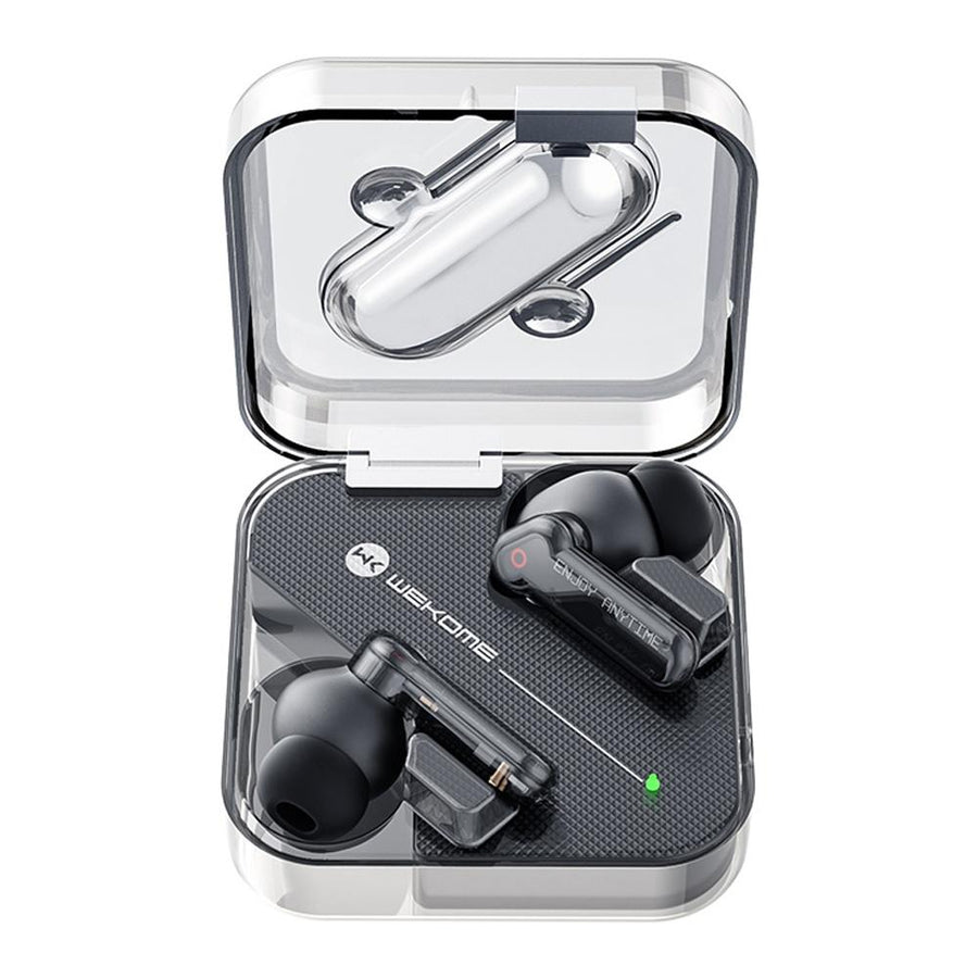 Vanguard Transparent Wireless Bluetooth Earphones - Black