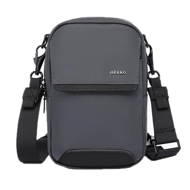 Waterproof Men Shoulder Bag Multifunctional & Durable - Grey