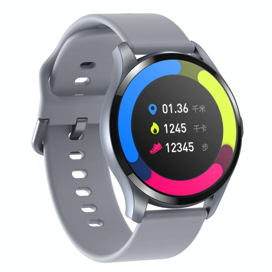 1.28 Inch Tft Colour Screen Ip67 Waterproof Smart Watch Support Body Temperature Monitoring / Sleep Monitoring / Heart Rate Monitoring - Grey
