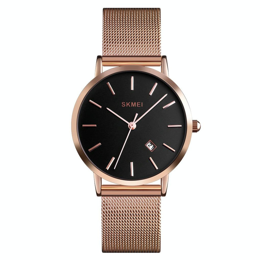 Simple Business Women Watch - Fashion Europe & America - Rose Gold